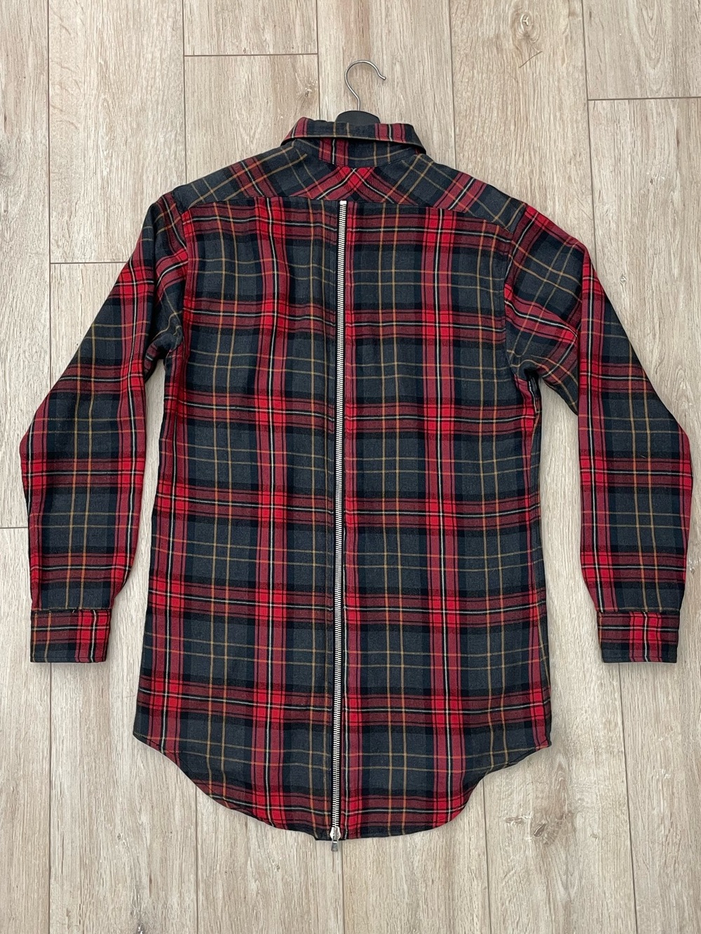 Fear Of God Second Collection Plaid Cotton/ Wool Blend Flannel Shirt